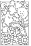 Download, print, color-in, colour-in Page 30 - flowers flys